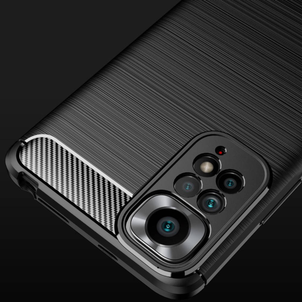 Kryt Xiaomi Redmi Note 11 4G / Redmi Note 11s Nexeri TPU Premium Carbon černé