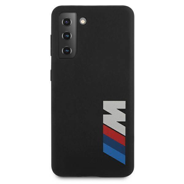 BMW - Samsung Galaxy S21 Plus - Silikonový kryt BMW (BMHCS21MMSLBLBK) černý