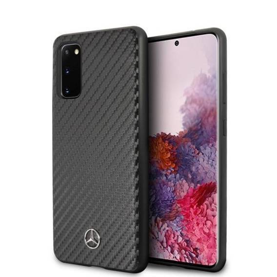Mercedes-Benz - Samsung Galaxy S20 - Silikonový kryt Mercedes-Benz Dynamic (MEHCS62SRCFBK) černý