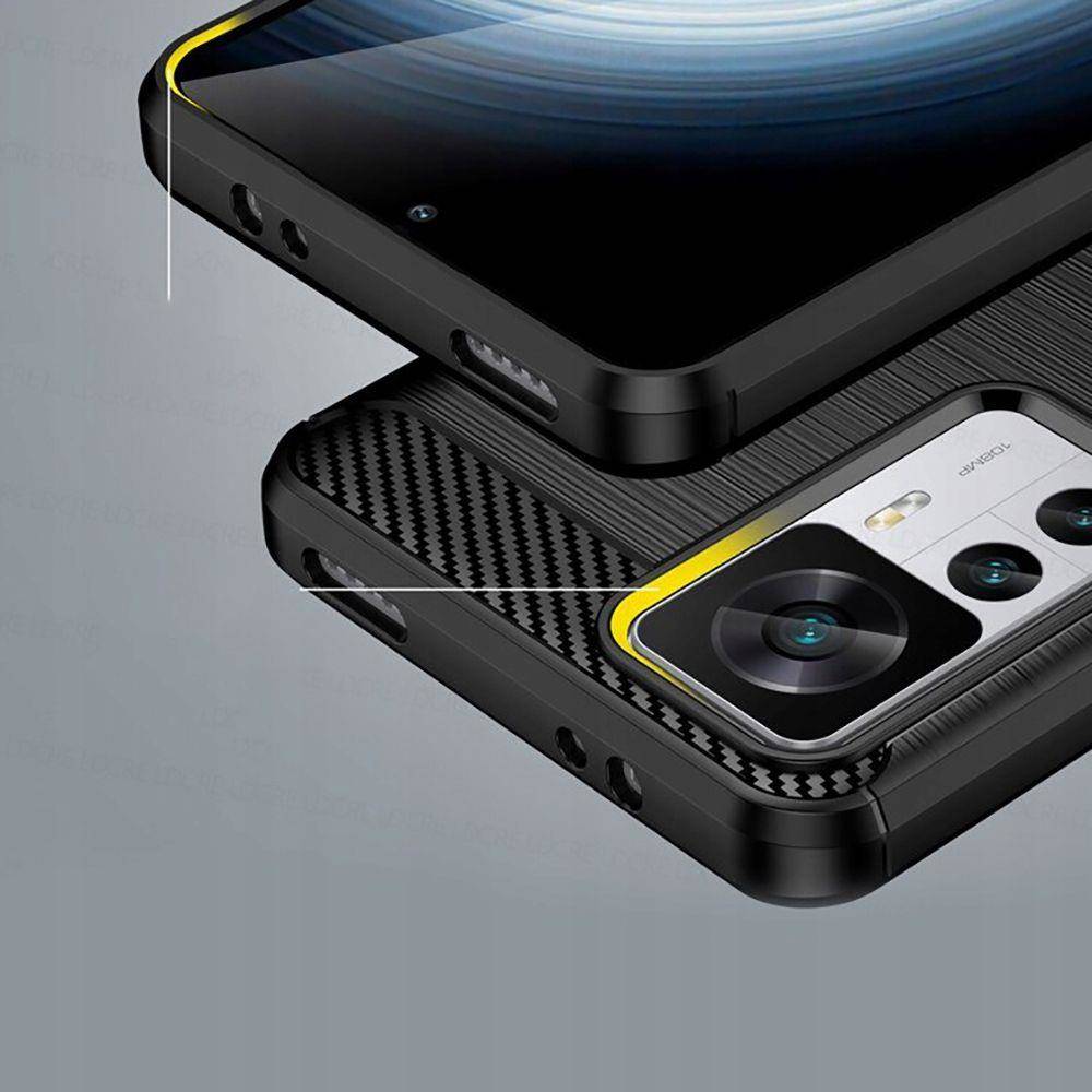 Kryt Xiaomi 12T / 12T Pro Tech-Protect TPU Carbon černý