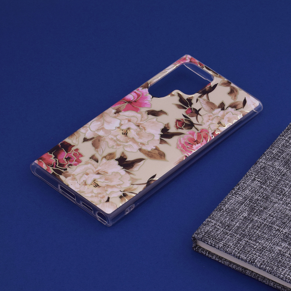 Kryt Samsung Galaxy S22 Ultra Techsuit - Marble Series - Mary Berry Nude