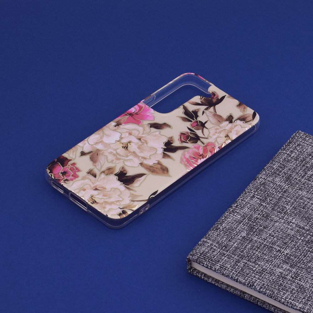 Kryt Samsung Galaxy S22 Techsuit - Marble Series - Mary Berry Nude