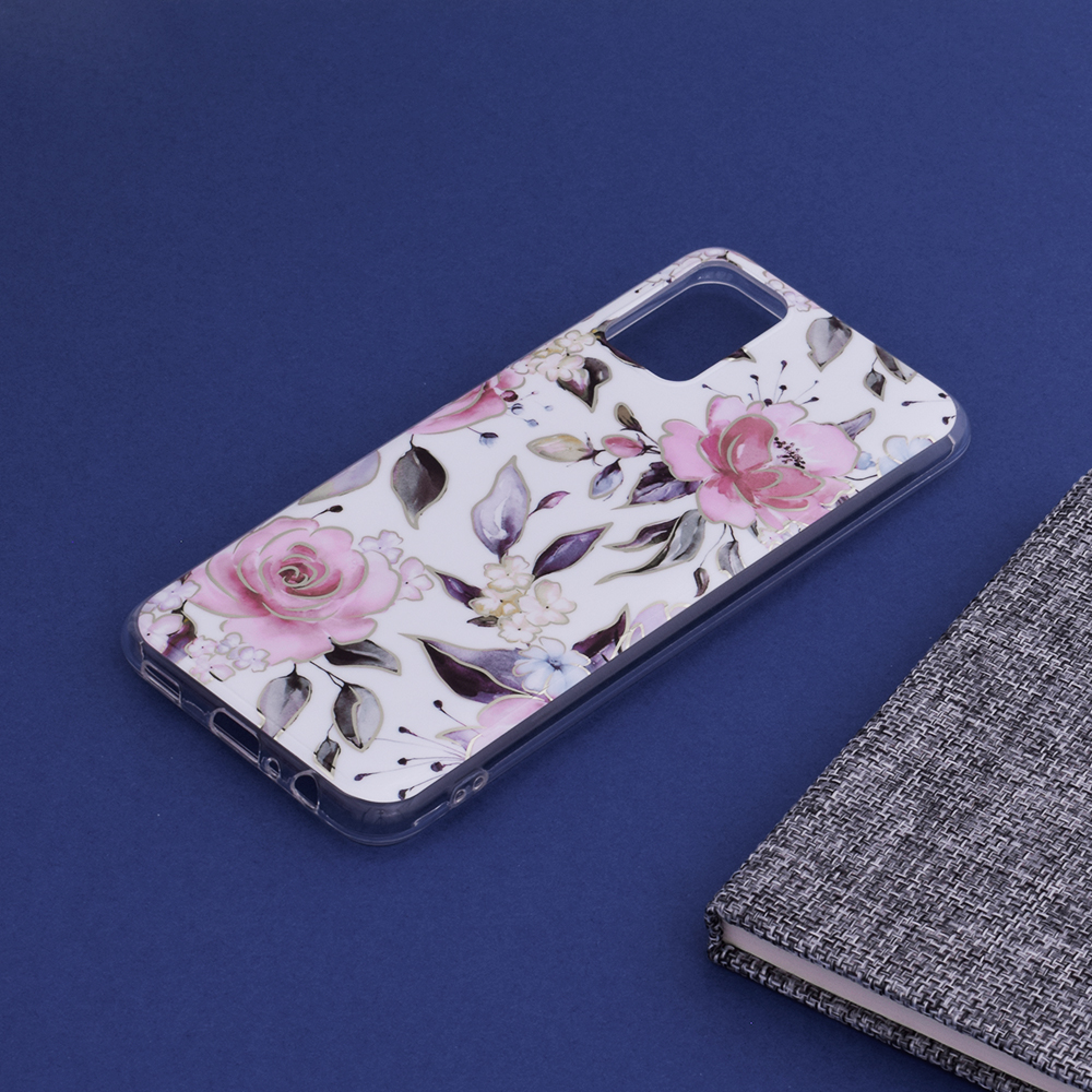 Kryt Samsung Galaxy A03s Techsuit - Marble Series - Chloe White