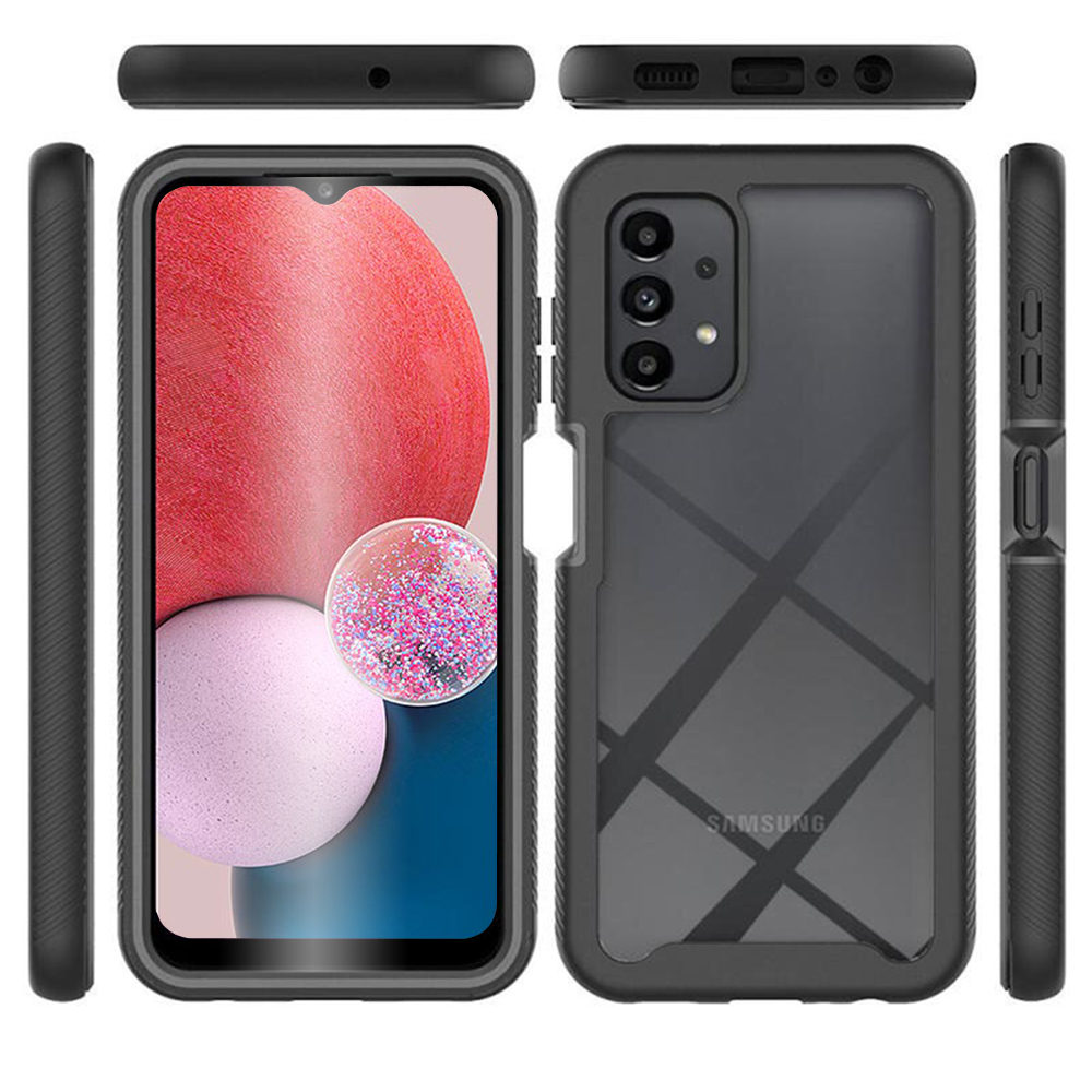 Pouzdro Samsung Galaxy A13 4G / A13 5G / A04 Techsuit - Defense360 Pro + ochrana obrazovky, černé