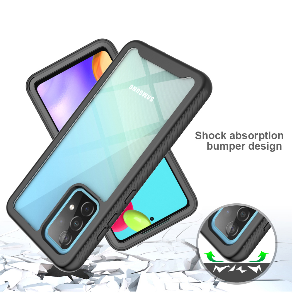 Pouzdro Samsung Galaxy A72 4G / 5G Techsuit - Defense360 Pro + ochrana obrazovky, černé