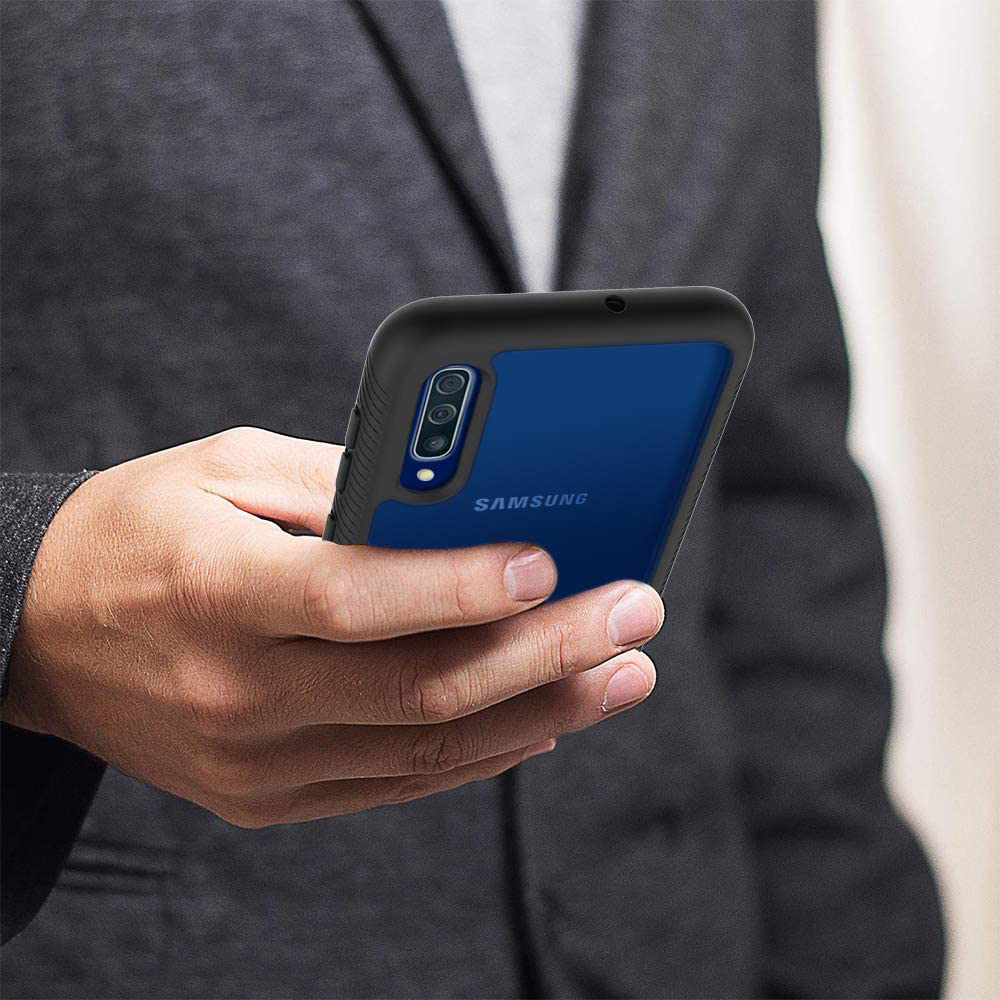 Pouzdro Samsung Galaxy A30s / A50 / A50s Techsuit - Defense360 Pro + ochrana obrazovky, černé