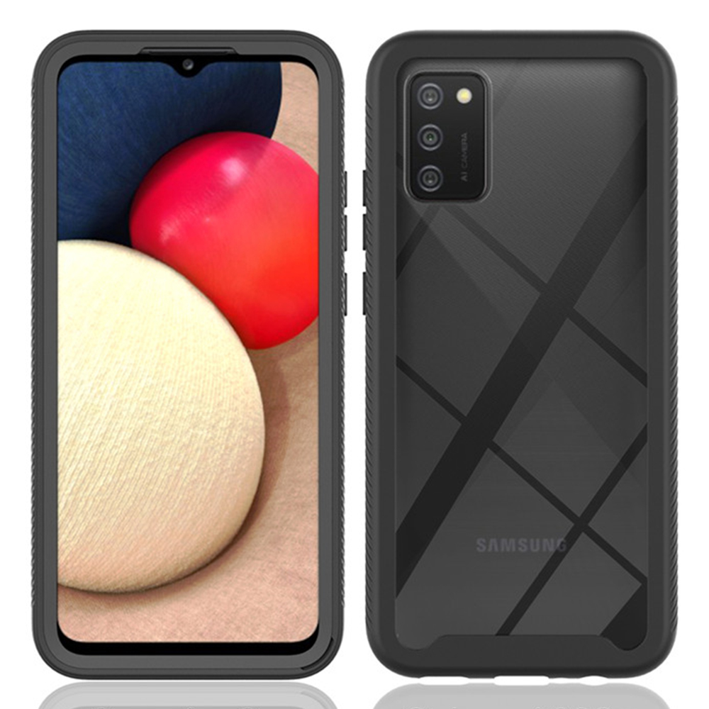 Pouzdro Samsung Galaxy A02s Techsuit - Defense360 Pro + ochrana obrazovky, černé