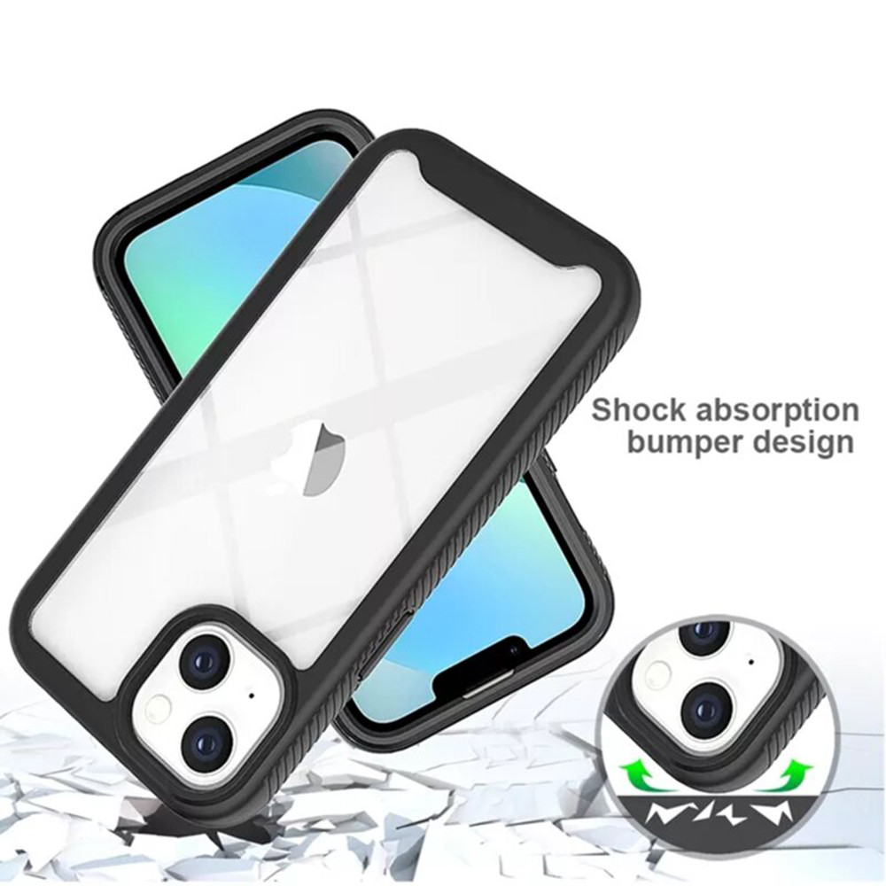 Pouzdro iPhone 14 Plus Techsuit - Defense360 Pro + ochrana obrazovky, černé