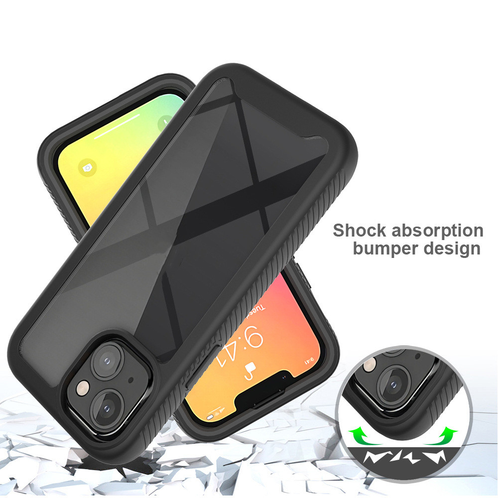Pouzdro iPhone 13 Techsuit - Defense360 Pro + ochrana obrazovky, černé