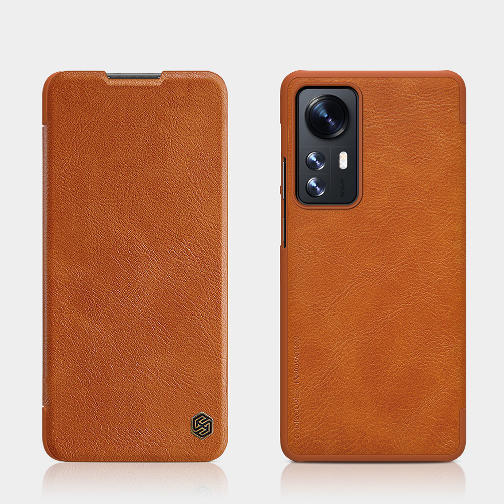 Kožené pouzdro Xiaomi Redmi Note 11 5G / Redmi Note 11S 5G / Redmi Note 11T 5G / POCO M4 Pro 5G, Nillkin - Qin, hnědé