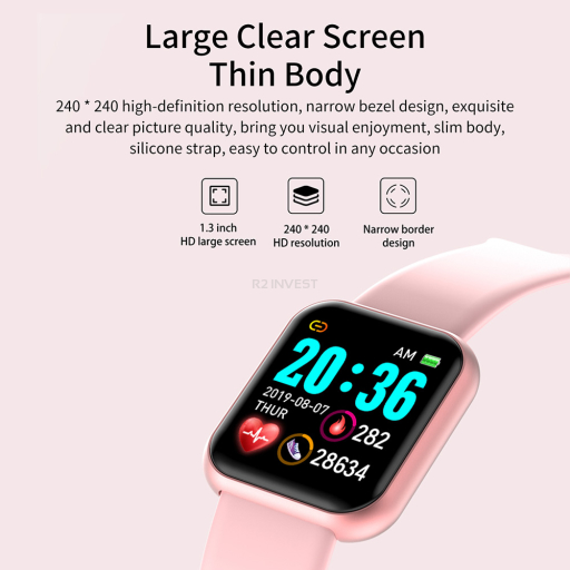 Hodinky Smart watch L18 růžové