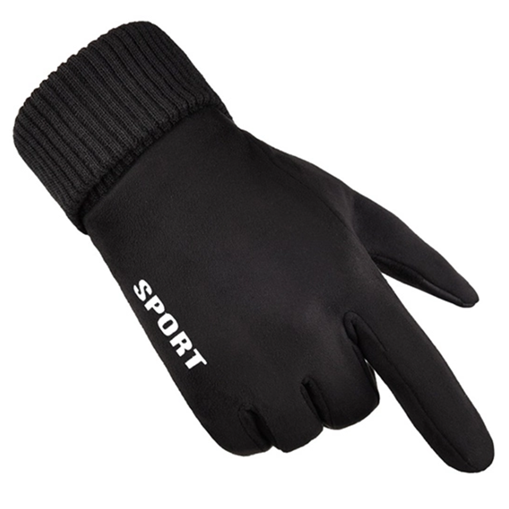 Dotykové semišové rukavice Techsuit ST0009 - černé