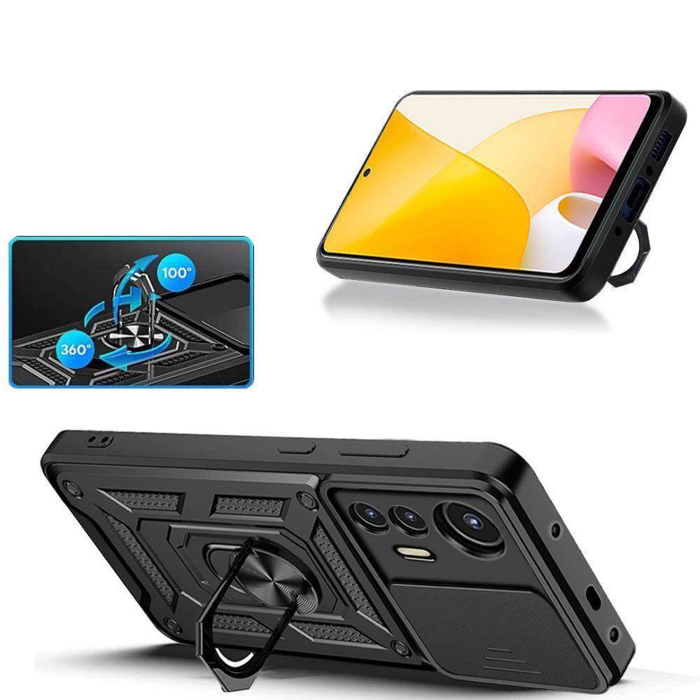 Kryt Xiaomi 12 Lite Tech-Protect CamShield Pro černý