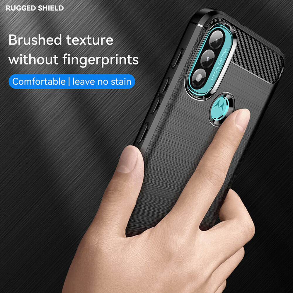 Kryt Motorola Moto E20 / E30 / E40 Armored Carbon black