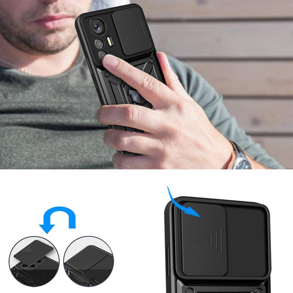 Kryt Xiaomi 12 Lite Nexeri CamShield Pro černý