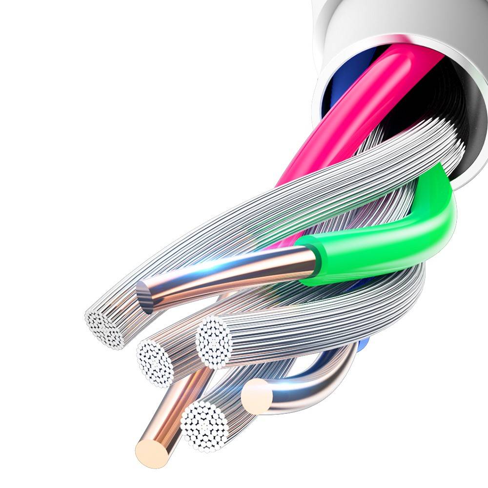 Datový kabel USB-C / USB-C 60W 3A 1m Dux Ducis - bílý