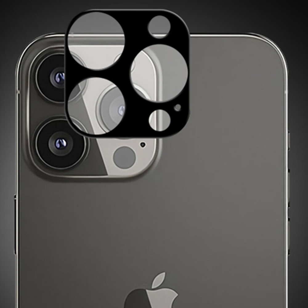 Sklo pro celý fotoaparát iPhone 13 Pro / 13 Pro Max – černé