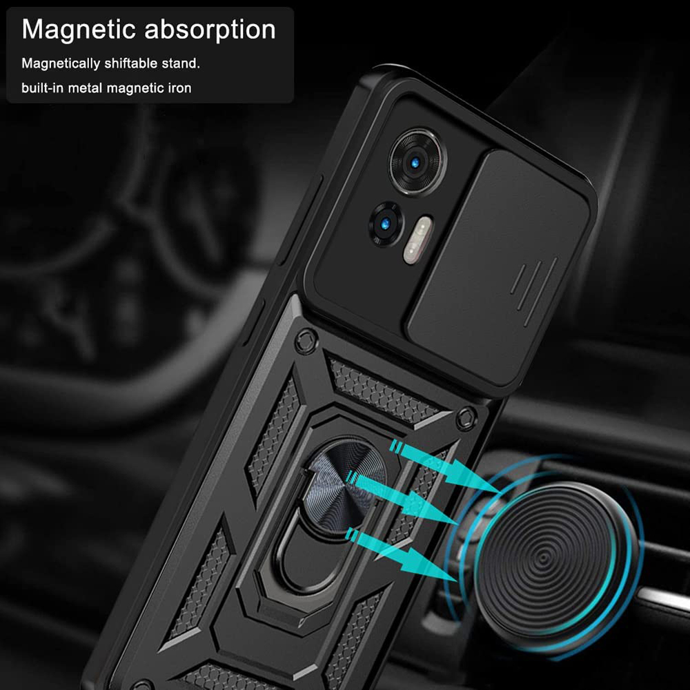 Kryt Motorola EDGE 30 Neo Techsuit CamShield Pro černý
