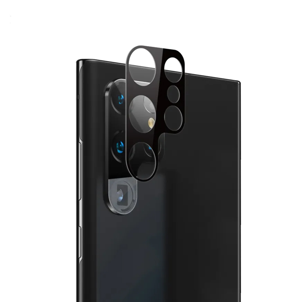 Sklo pro celý fotoaparát Samsung Galaxy S23 Ultra – černé