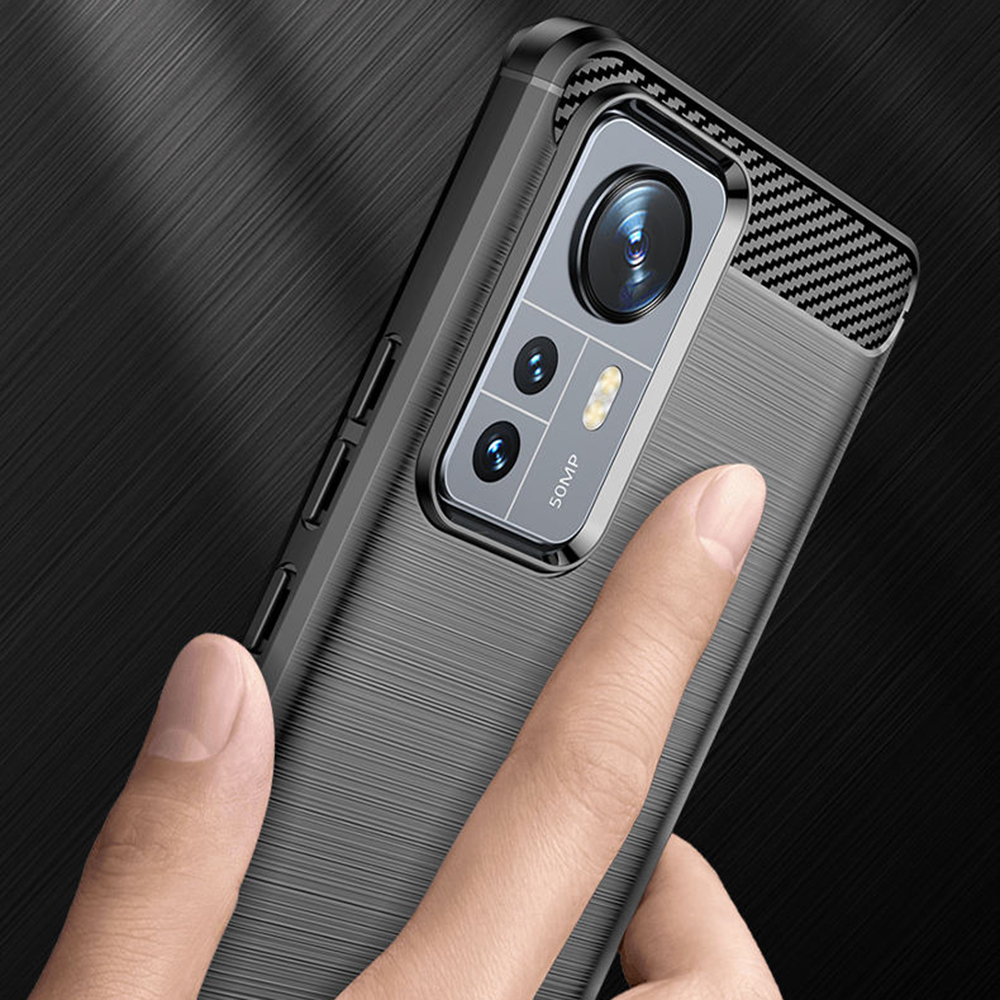 Kryt Xiaomi 12 / 12X, Armored Carbon black