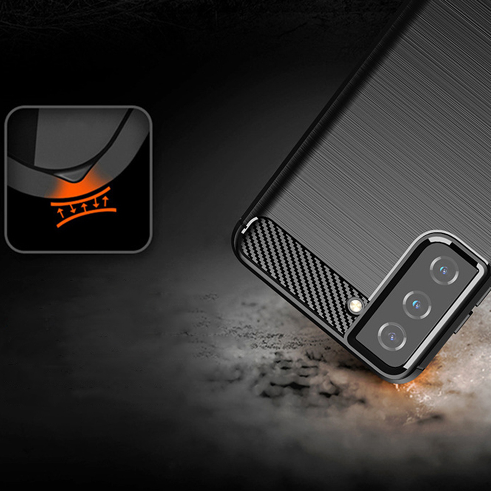 Kryt Samsung Galaxy S21 Plus 5G, Armored Carbon černý