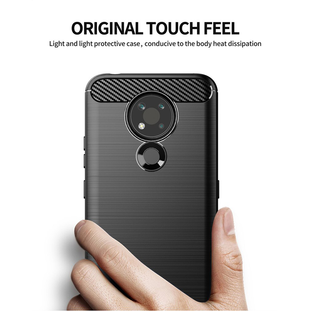 Kryt Nokia 3.4 Armored Carbon black