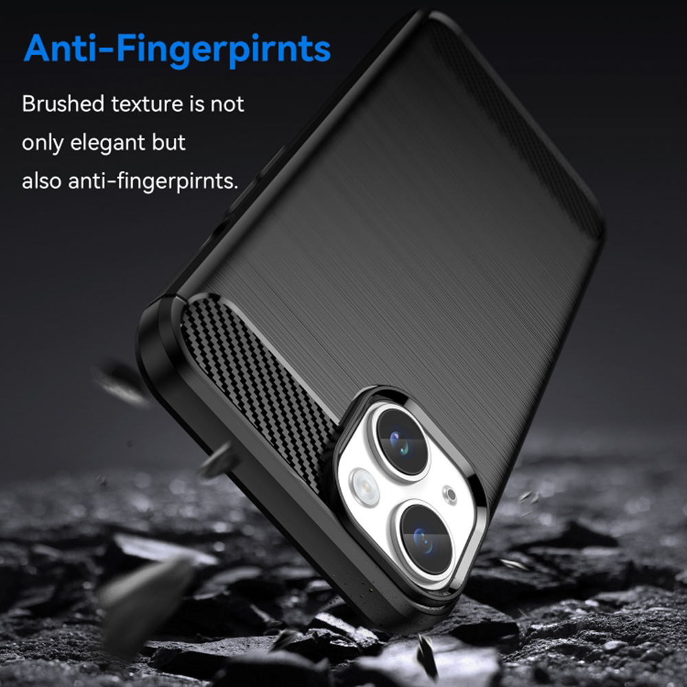 Kryt iPhone 15 Plus Armored Carbon černý