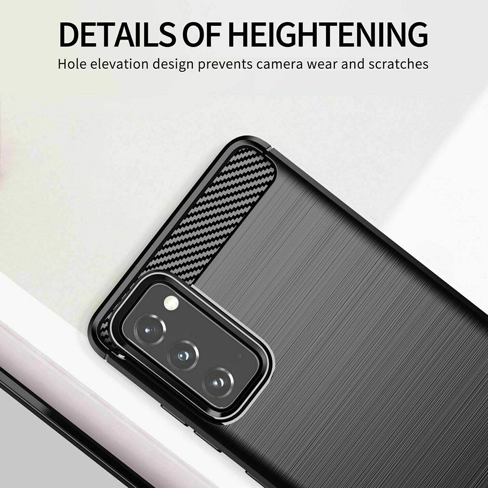 Kryt Samsung Galaxy S20 FE 4G / S20 FE 5G, Armored Carbon černý