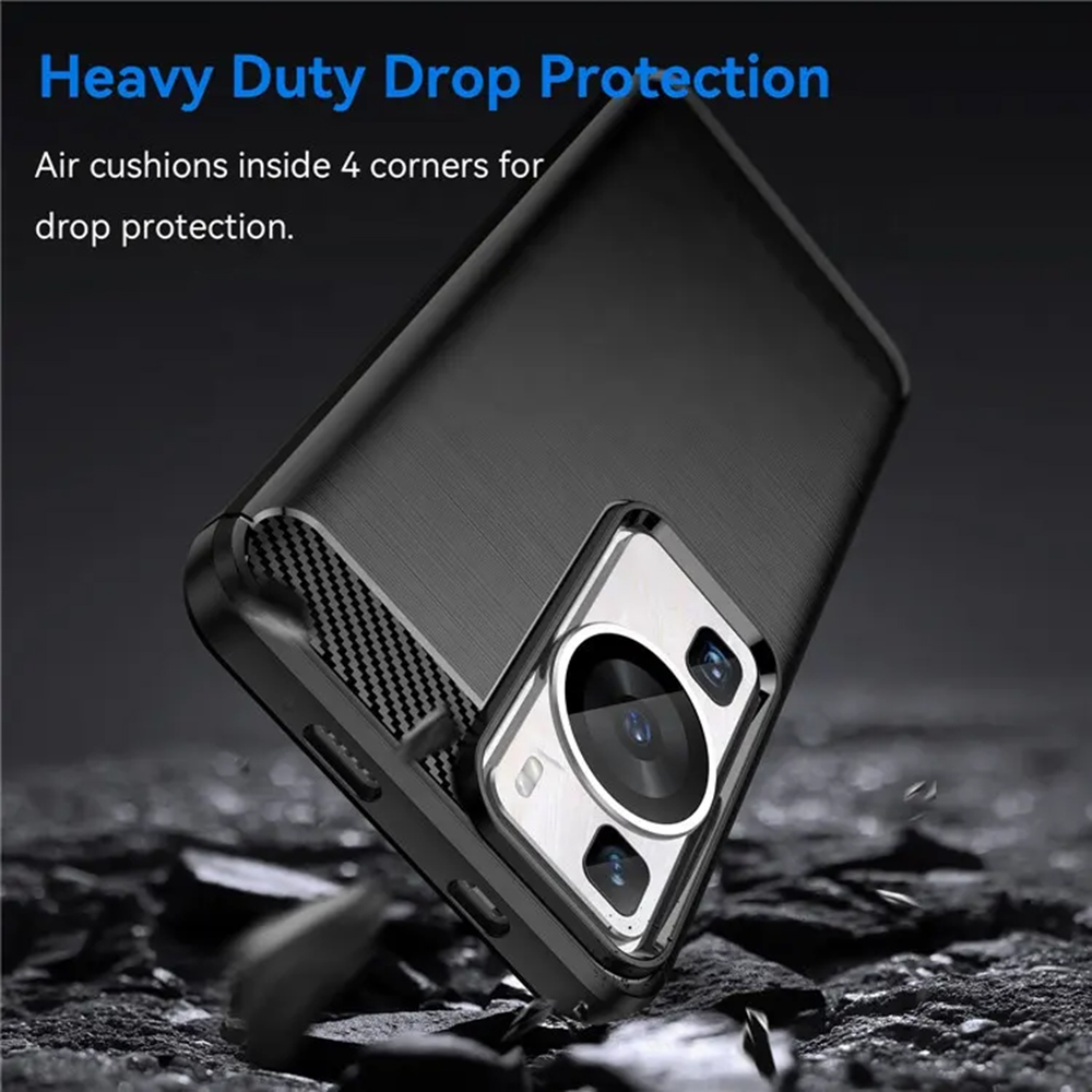 Kryt Huawei P60 / P60 Pro Plus Armored Carbon černý
