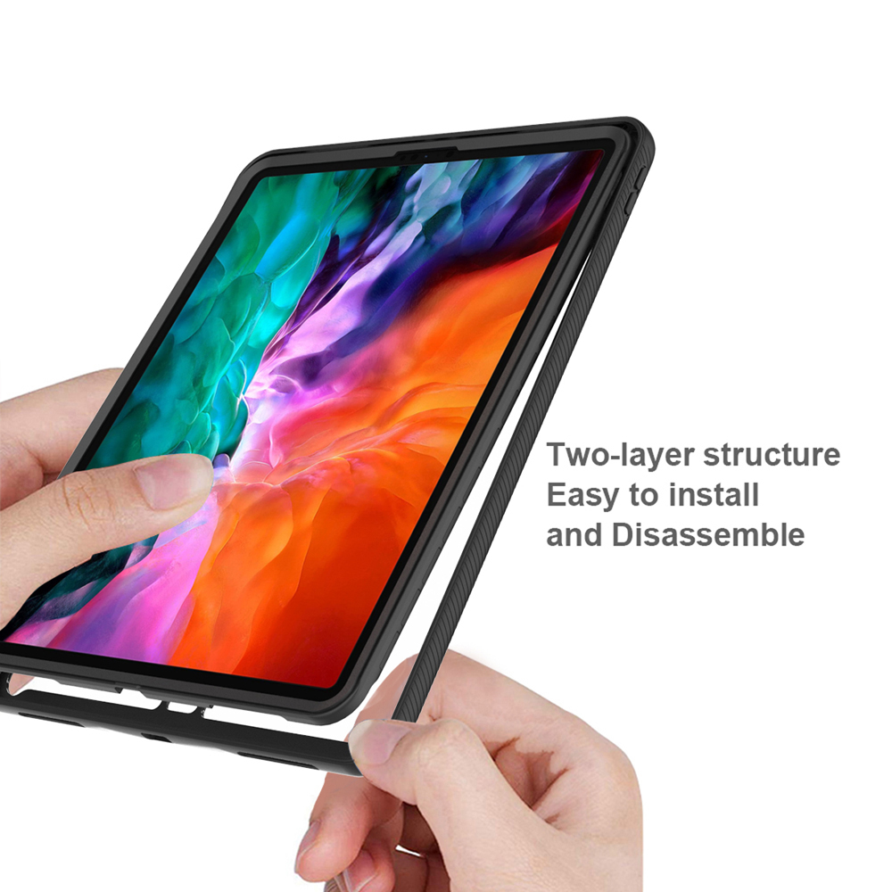 Pouzdro pro tablet iPad Air 4 (2020) / Air 5 (2022) Techsuit - Defense360 Pro + ochrana obrazovky, černé