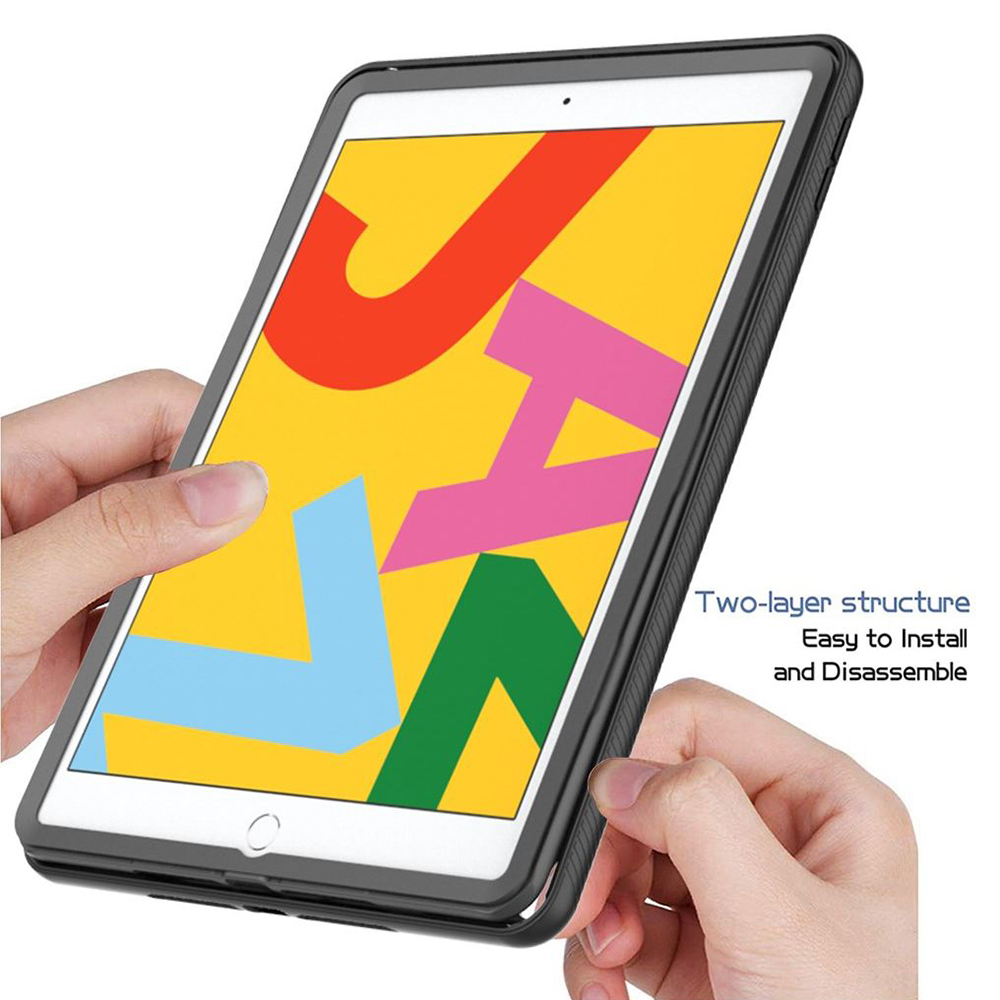 Pouzdro pro tablet iPad 10.2 (2019 / 2020 / 2021) Techsuit - Defense360 Pro + ochrana obrazovky, černé