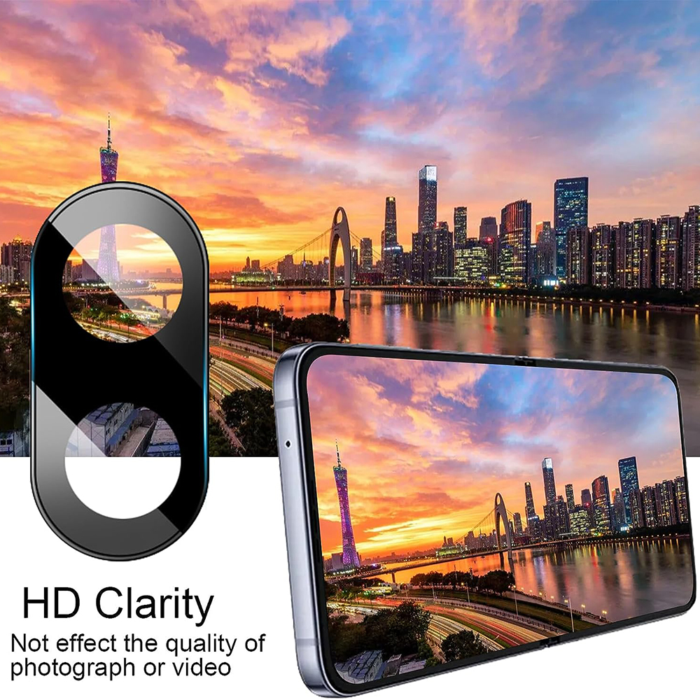 Sklo pro celý fotoaparát Samsung Galaxy Z Flip 5 – černé