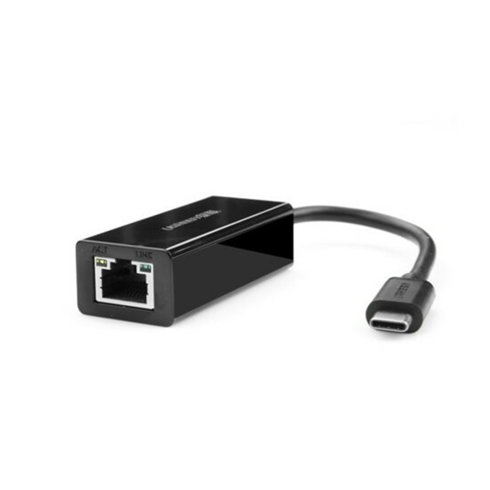 Ethernetový adaptér Ugreen (30287) – USB-C na Ethernet Port, Plug & Play – Černá