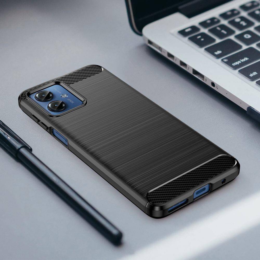 Kryt Motorola Moto G14 Tech-Protect TPU Carbon black