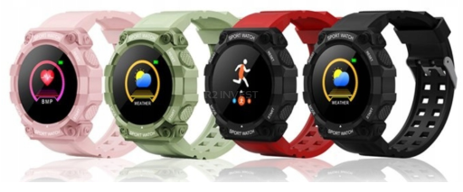 Hodinky Smart watch FD68 růžové