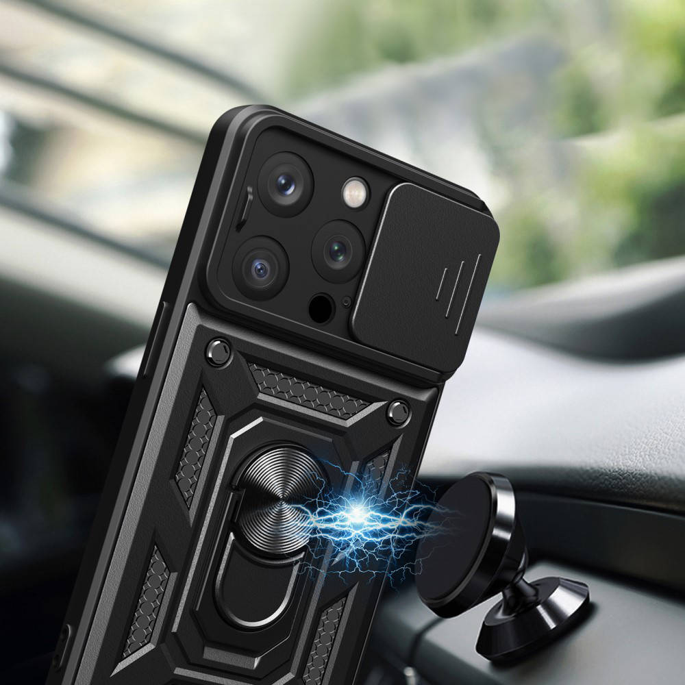 Kryt iPhone 15 Pro Nexeri CamShield Pro černý