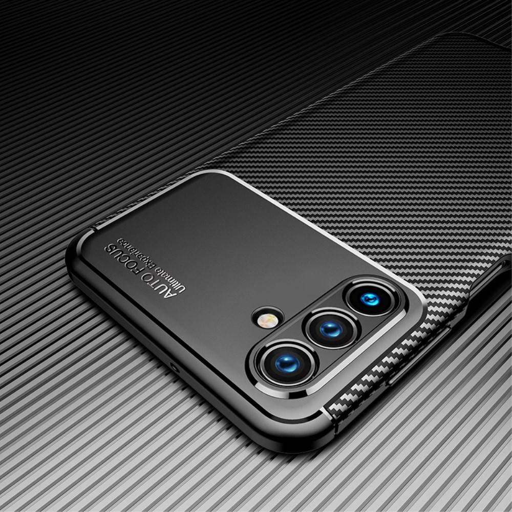 Kryt Samsung Galaxy A13 5G Armored Shockproof Carbon Fiber černý