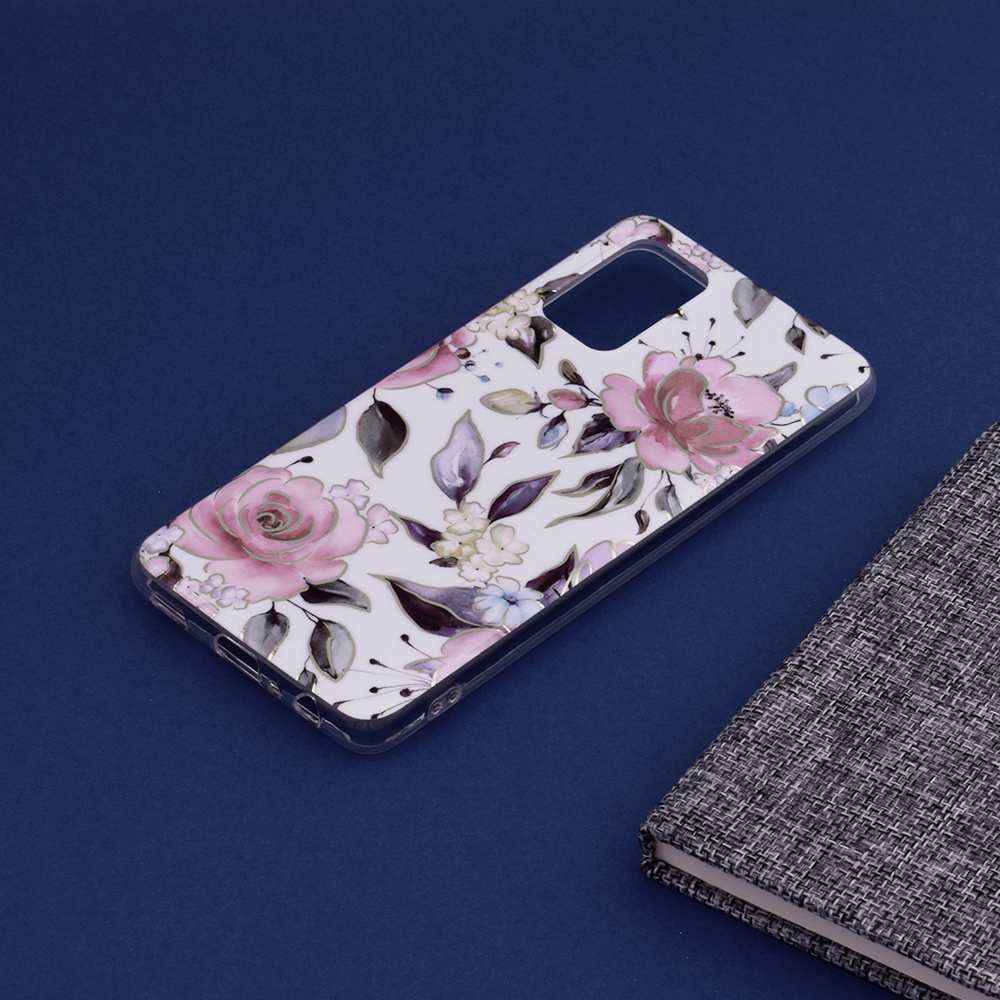 Kryt Samsung Galaxy A32 4G Techsuit - Marble Series - Chloe White