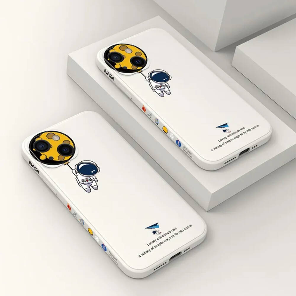 Kryt Samsung Galaxy A54 5G Astronaut NASA krémový