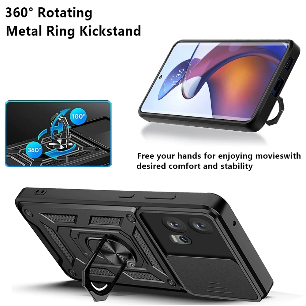 Kryt Motorola EDGE 30 Fuision Techsuit CamShield Pro černý
