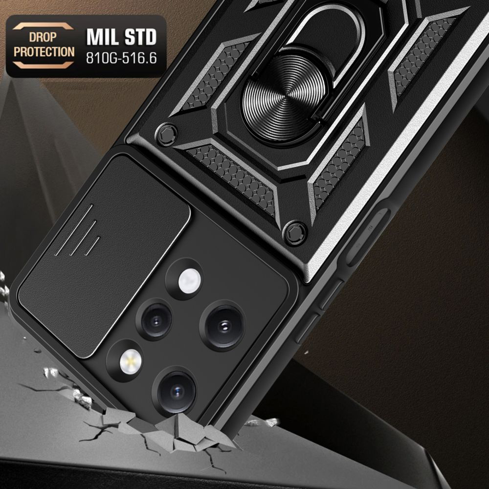 Kryt Xiaomi Redmi 12 Techsuit CamShield Pro černý