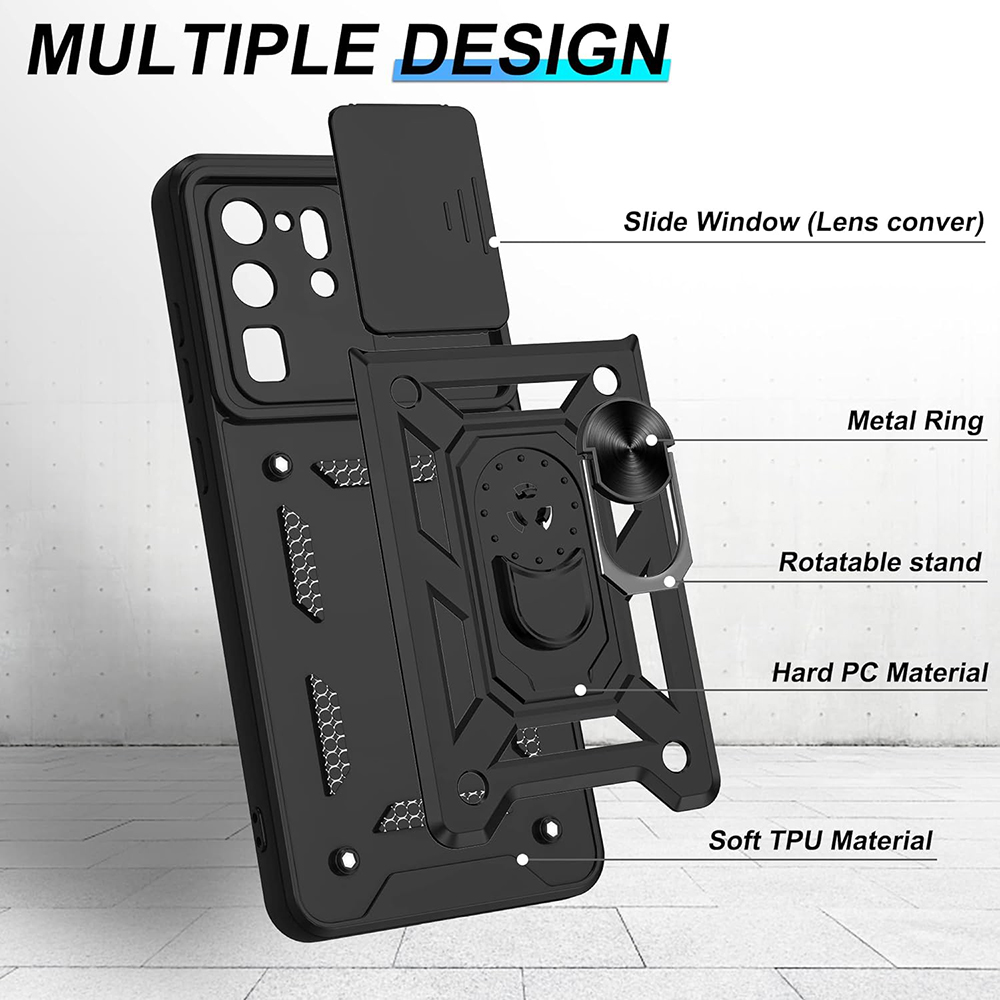 Kryt Samsung Galaxy S20 Ultra 4G / S20 Ultra 5G Techsuit CamShield Pro černý
