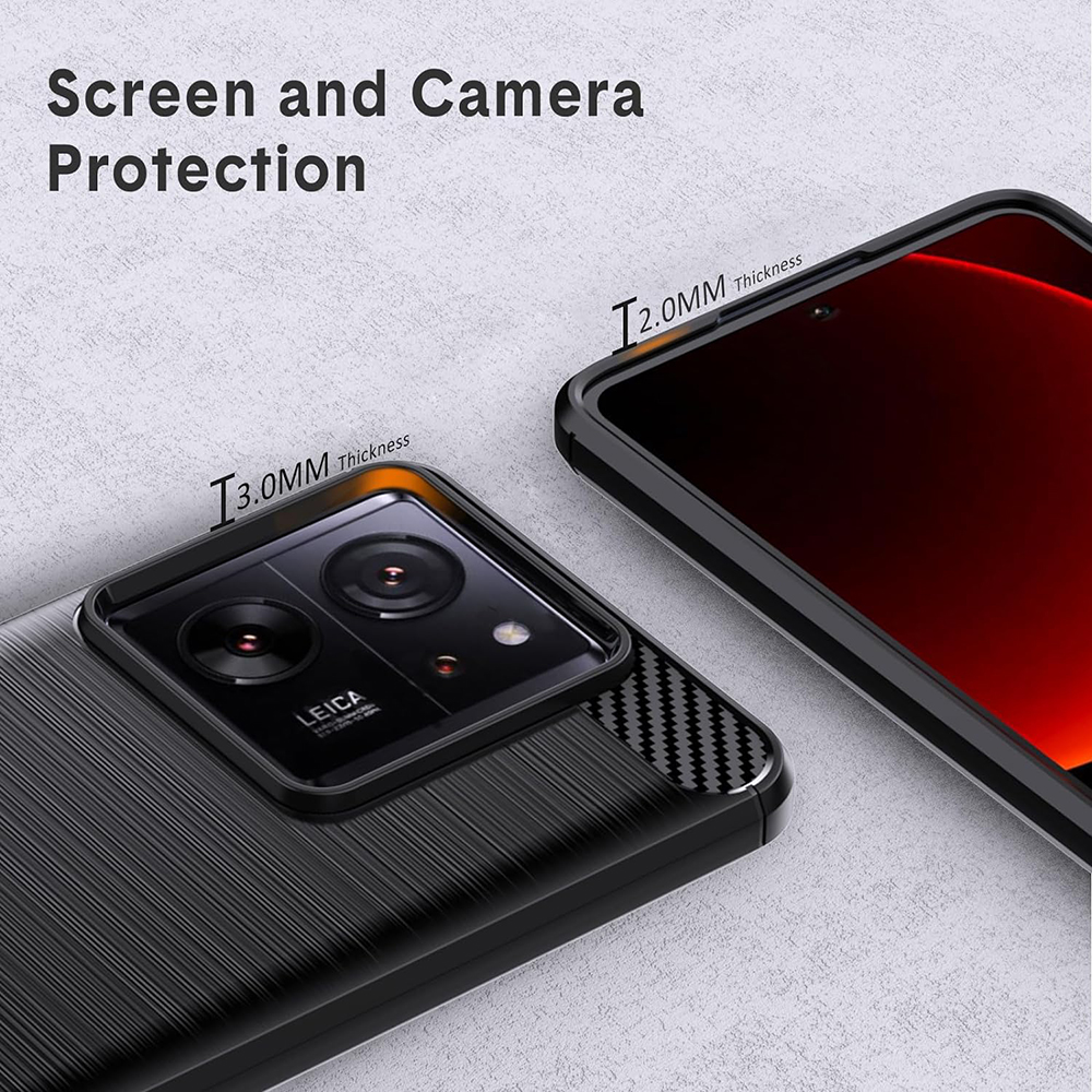Kryt Xiaomi 13T / 13T Pro, Armored Carbon black