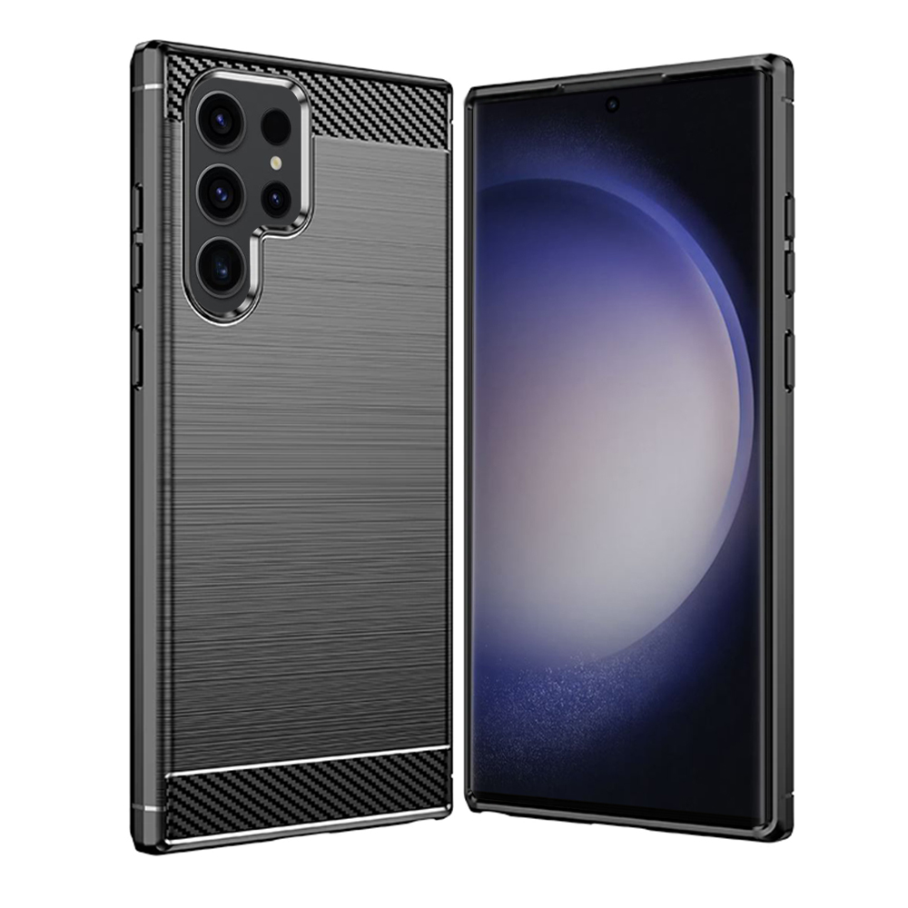 Kryt Samsung Galaxy S24 Ultra, Armored Carbon černý