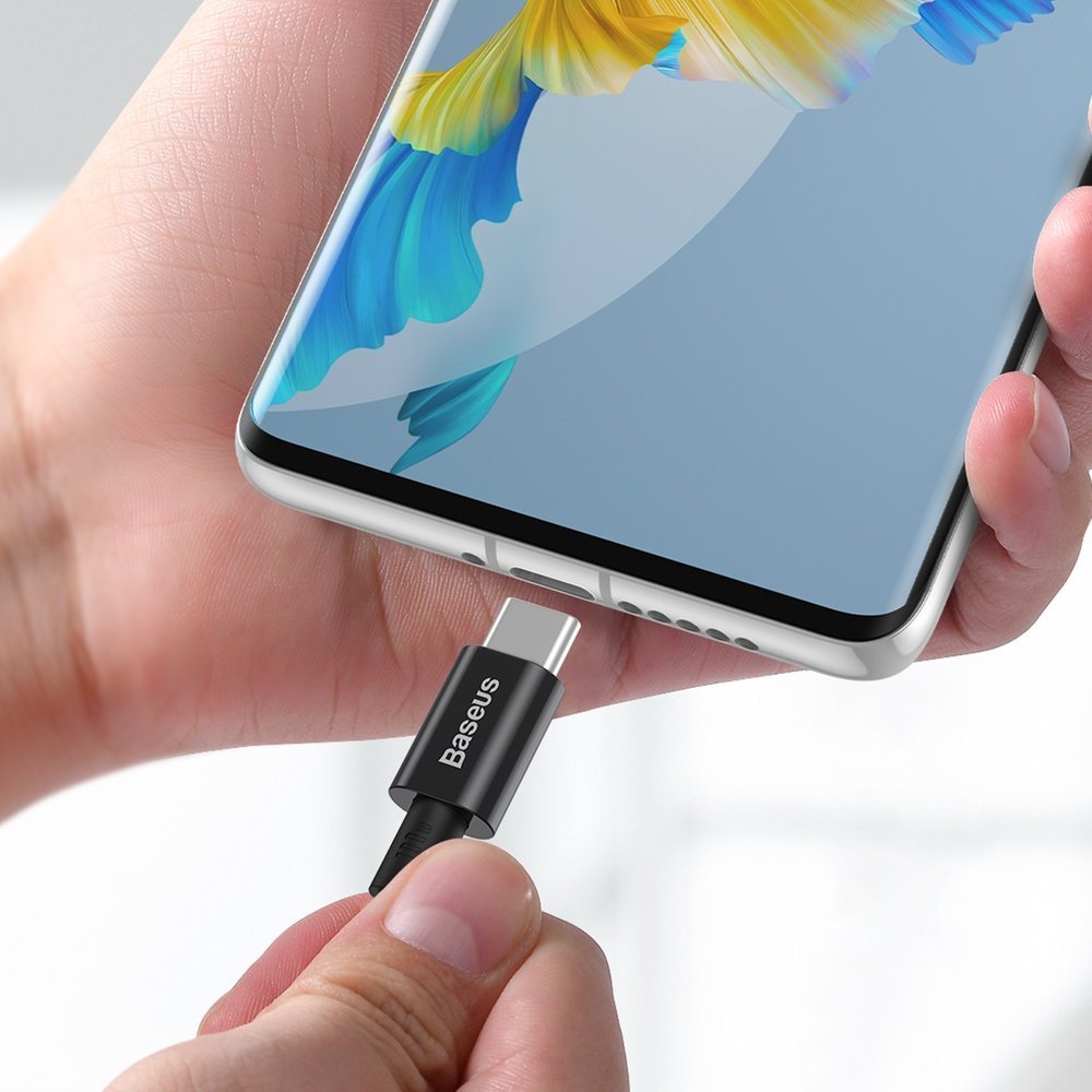 Datový kabel Baseus Superior Series (CATYS-B01) - Type-C to Type-C, 100W, 1m černý