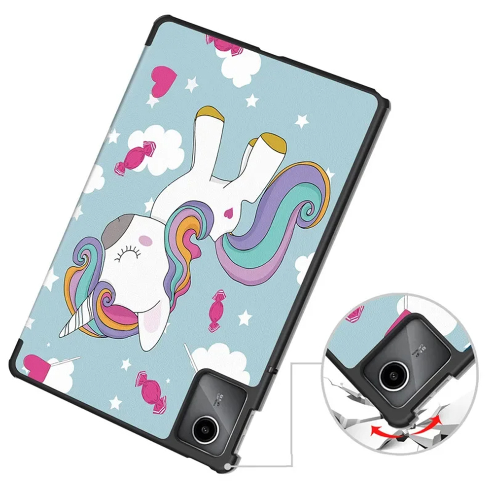 Pouzdro pro tablet Lenovo Tab M11, Techsuit FoldPro jednorožec