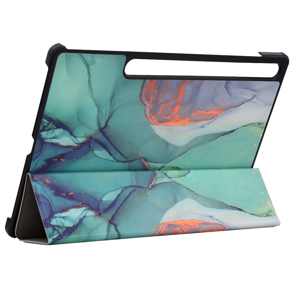 Pouzdro pro tablet Samsung Galaxy Tab S9 Plus / S9 FE Plus / S10 Plus, Techsuit FoldPro Green Time