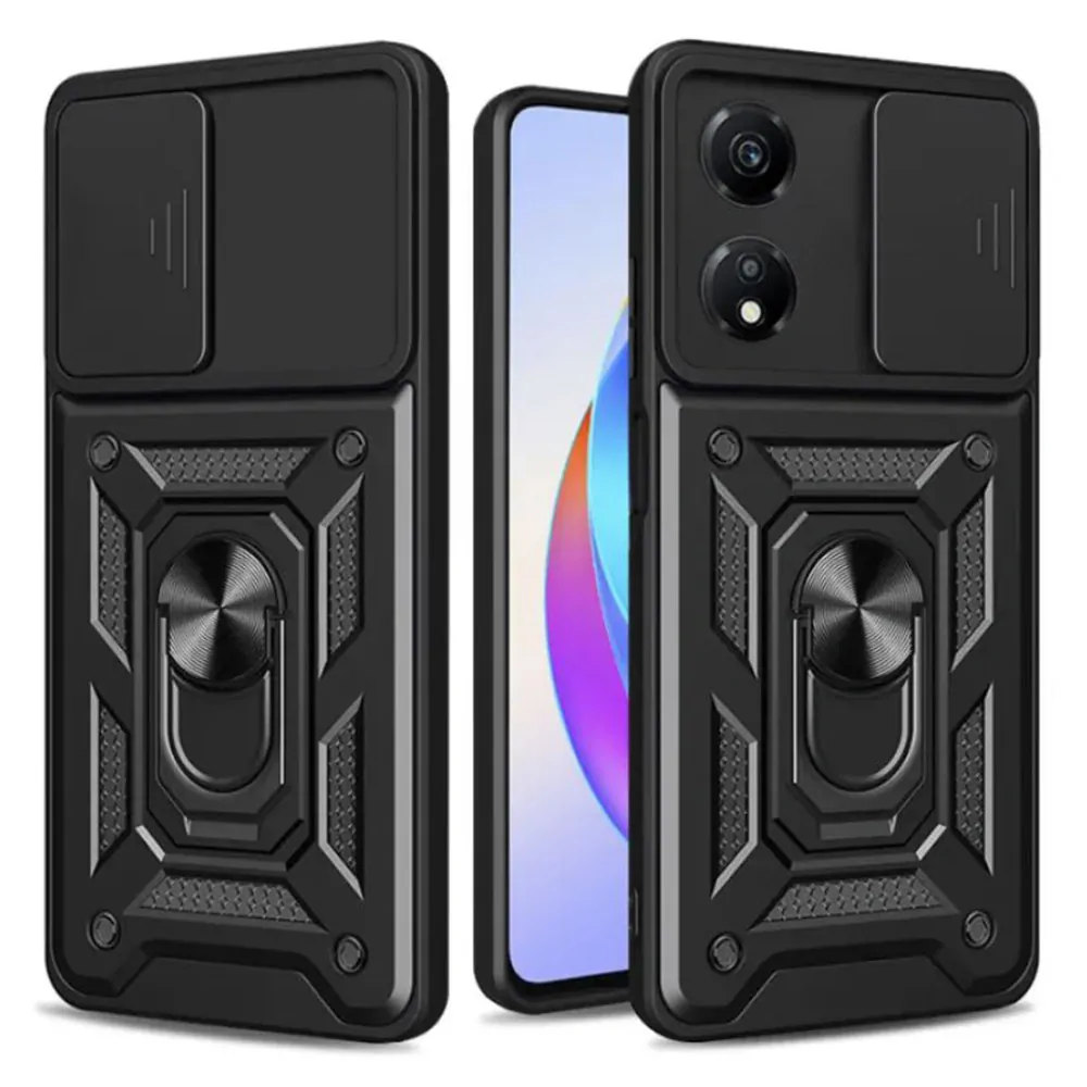 Kryt Honor X7b / X7b 5G / 90 Smart Techsuit CamShield Pro černý