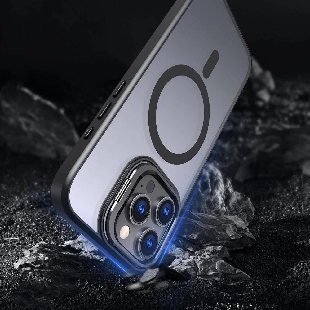 Kryt iPhone 16 Pro Max Tech-Protect MagStand MagSafe Matte černý