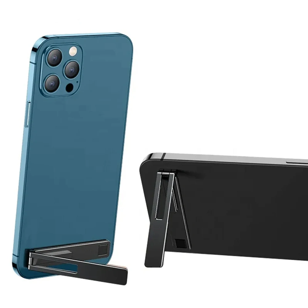 Držák telefonu Techsuit (PRH1) – obdélníkový tvar, hliníková slitina, 3M – černý